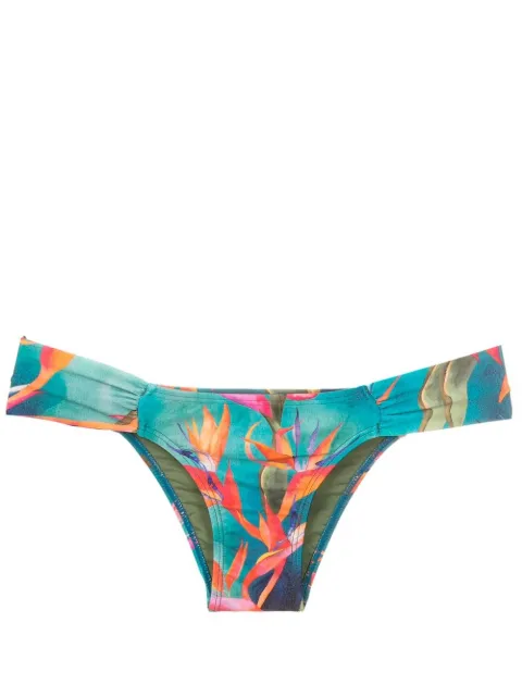 Lygia & Nanny Ritz gathered-detail bikini bottoms