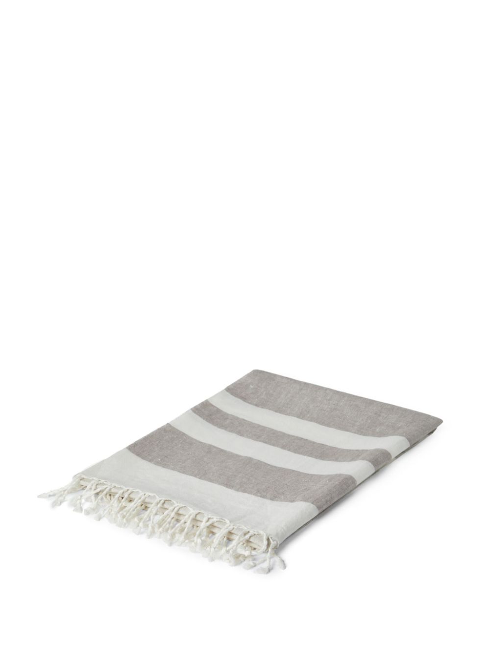 Brunello Cucinelli striped linen towel Men