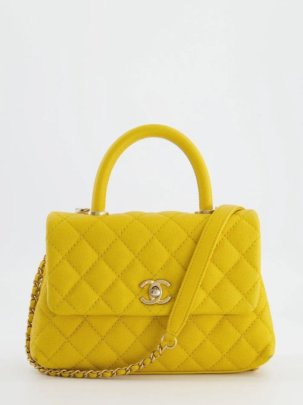 

Chanel Pre-Owned 2018 Coco Flap tote bag - Yellow