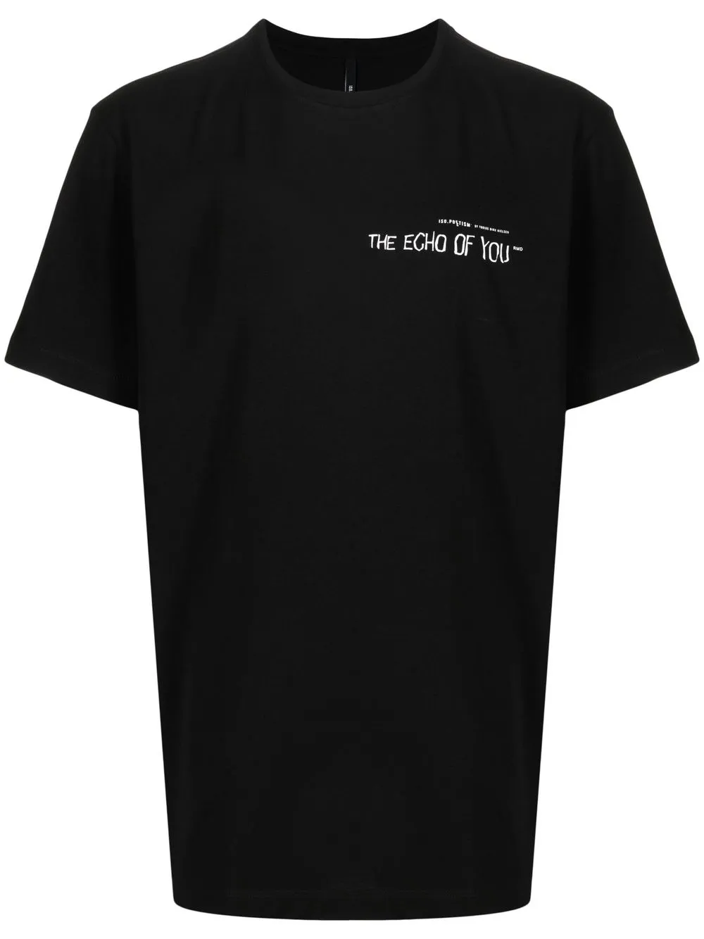ISO.POETISM playera manga corta con estampado gráfico | negro | Image 1