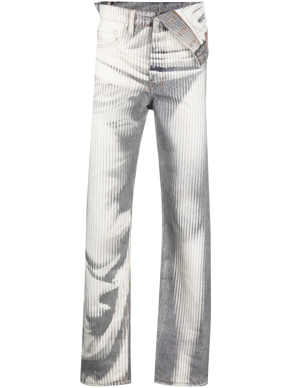 

Y/Project Body Morph asymmetrical jeans - Blue