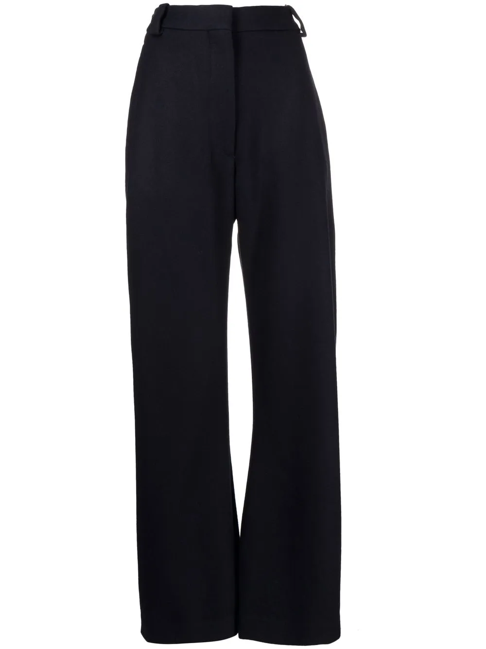 

EFTYCHIA high-waist wool trousers - Blue