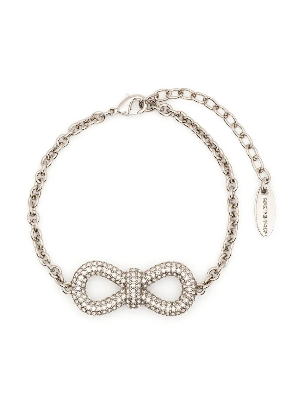

MACH & MACH crystal-embellished bracelet - Silver
