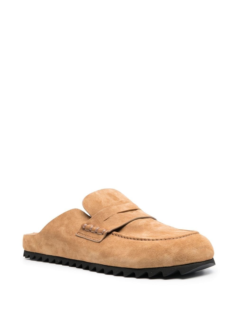 Shop Officine Creative Slip-on Suede Mules In Brown