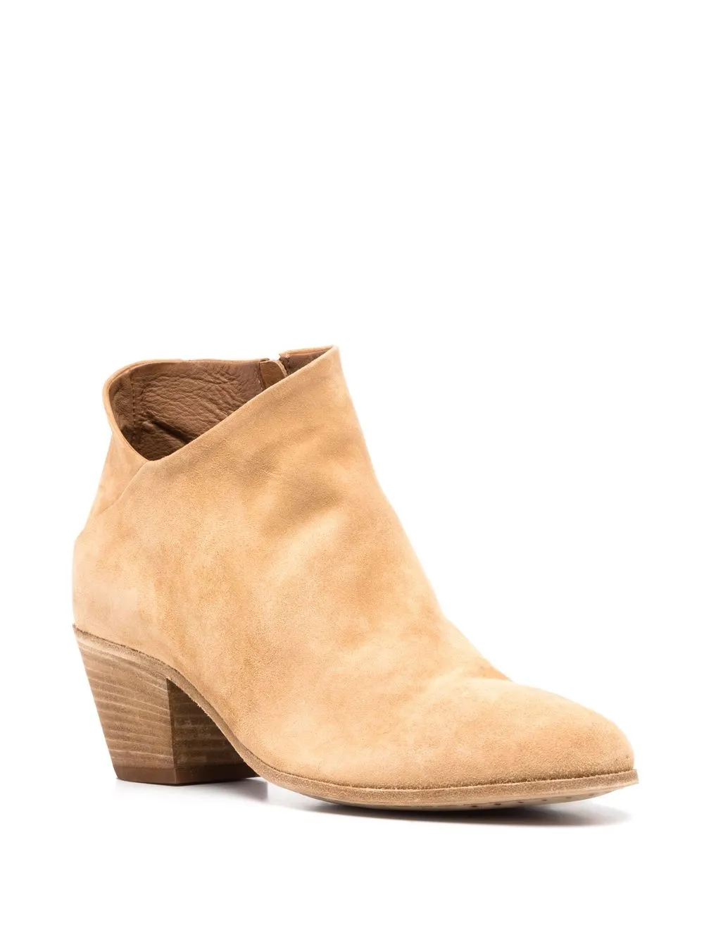 Shop Officine Creative Shirlee 002 Suede Ankle Boots In Neutrals