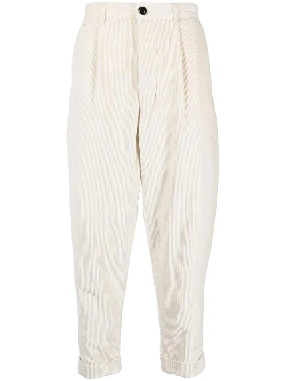 

AMI Paris Carrot Oversized Trousers - Neutrals