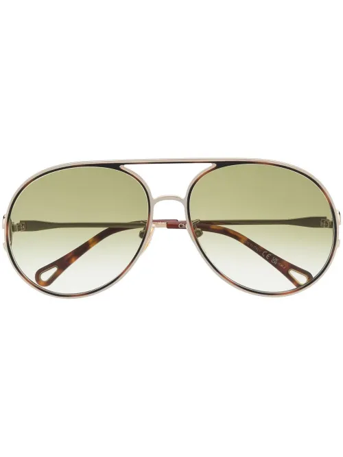 Lunettes de soleil Austine à monture oversize - Chloé Eyewear - Modalova