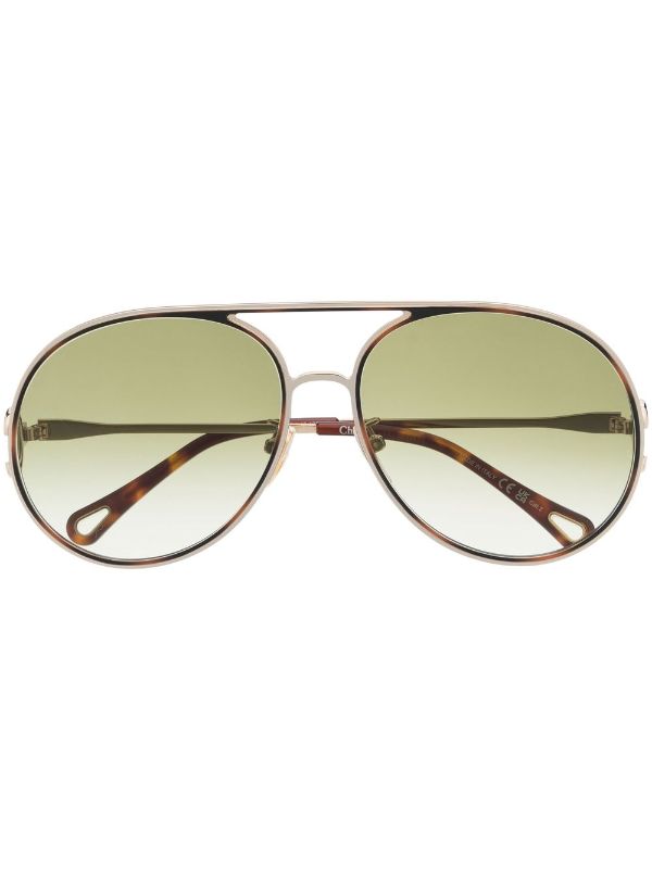 Alexander McQueen Eyewear gradient-effect oversize-frame Sunglasses -  Farfetch