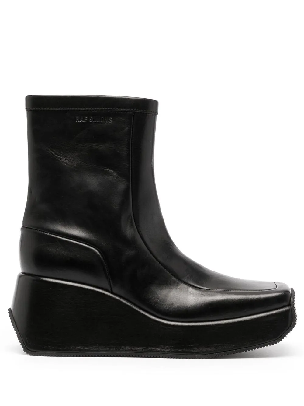 Raf Simons square-toe Ankle Boots - Farfetch