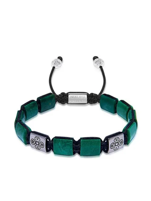 Bracelet Green African Jade - Nialaya Jewelry - Modalova