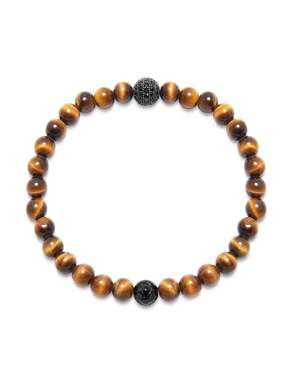 

Nialaya Jewelry tiger-eye beaded bracelet - Brown