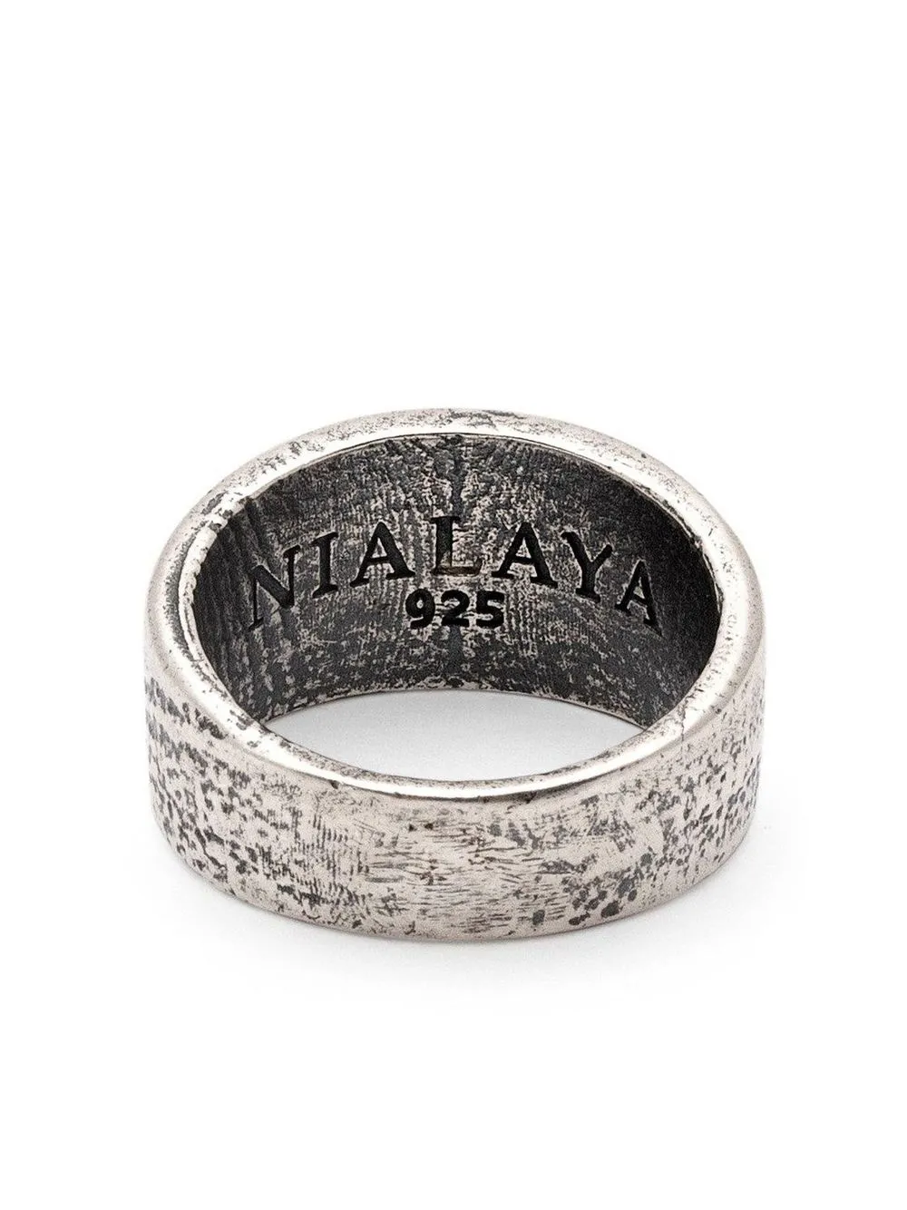 Nialaya Jewelry Anello in argento sterling inciso | Anelli | Image 3