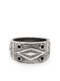 Nialaya Jewelry engraved sterling silver ring