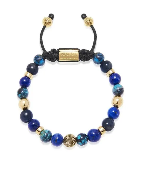 Nialaya Jewelry pulsera con cuentas de gemas