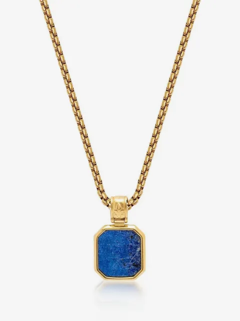 Nialaya Jewelry square pendant chain necklace