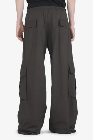 Wide-Leg Cotton Trousers