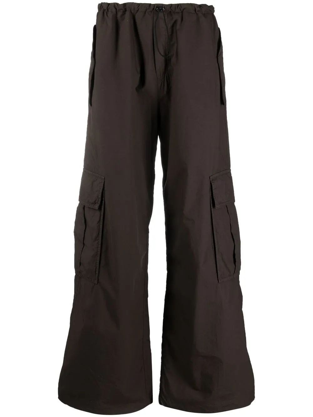 

Nº21 wide-leg cargo trousers - Brown