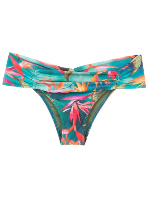 Lygia & Nanny ruched waist bikini bottoms