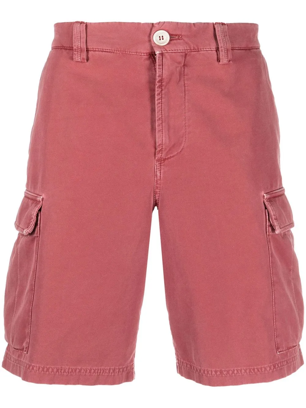 Brunello Cucinelli bermudas con tiro medio | rojo | Image 1