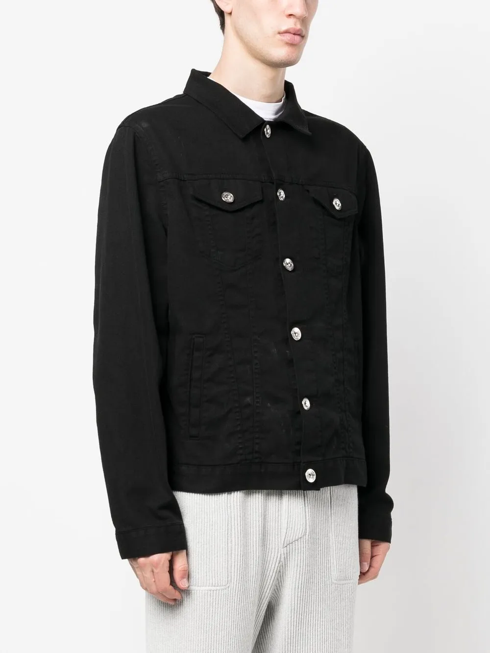 Brunello Cucinelli Man Jacket Black Size Xxl Leather In Black