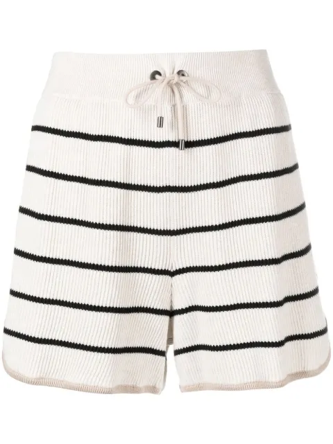 Brunello Cucinelli striped cotton bermuda shorts