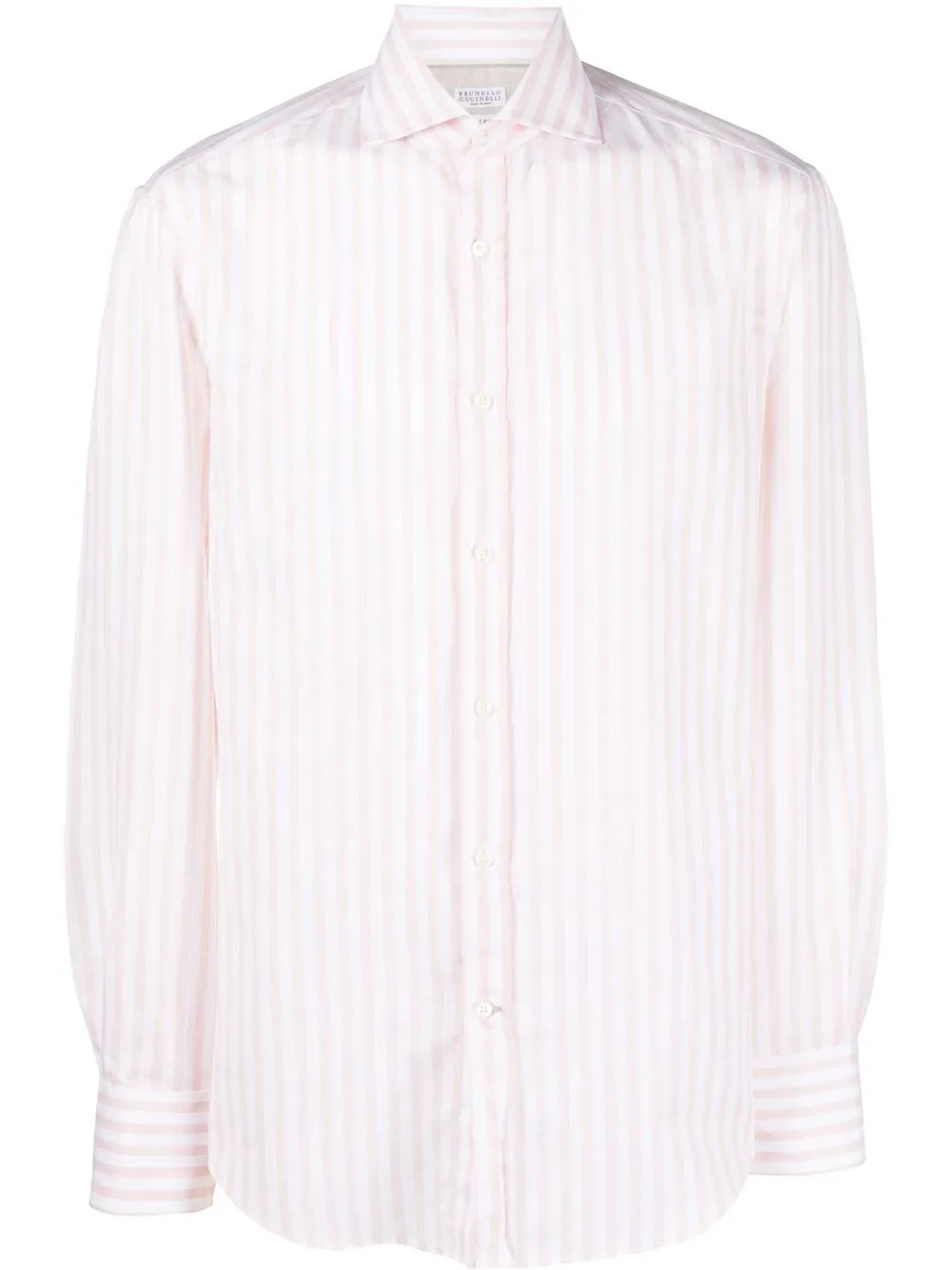 Brunello Cucinelli Gestreiftes Hemd | Rosa | Image 1