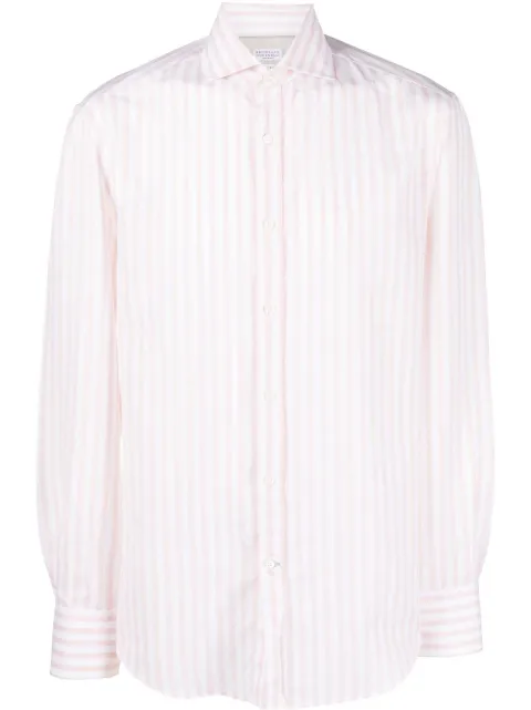 Brunello Cucinelli Gestreiftes Hemd