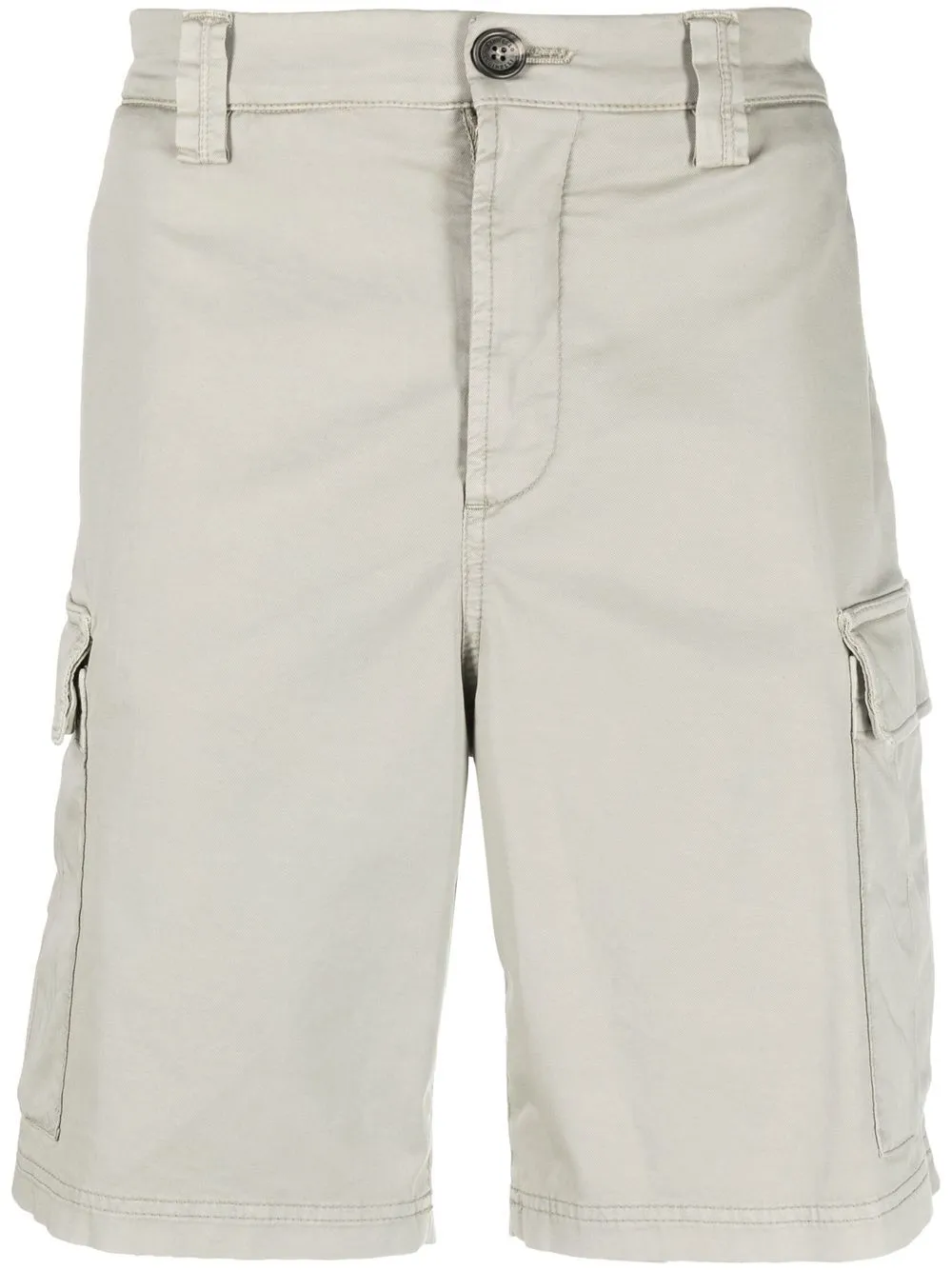 

Brunello Cucinelli bermudas con tiro medio - Gris