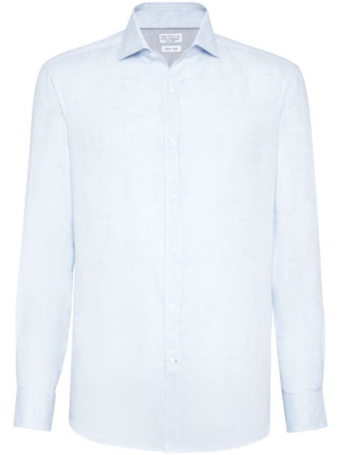 Brunello Cucinelli button-up long-sleeve shirt Men