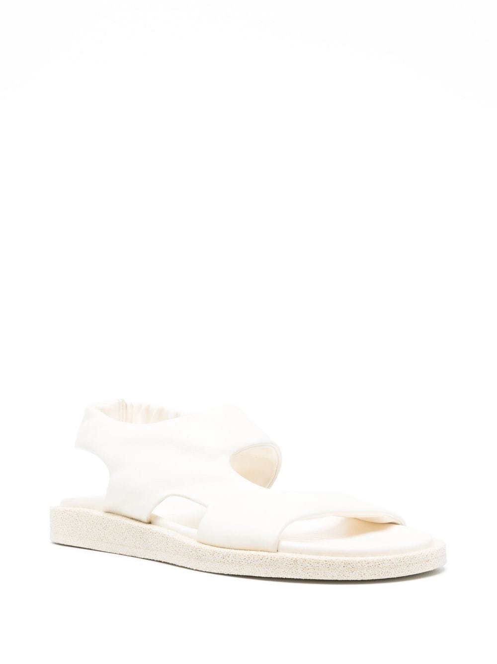 Shop Officine Creative Double-strap Leather Sandals In White