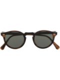 Oliver Peoples Gregory round-frame sunglasses - Brown