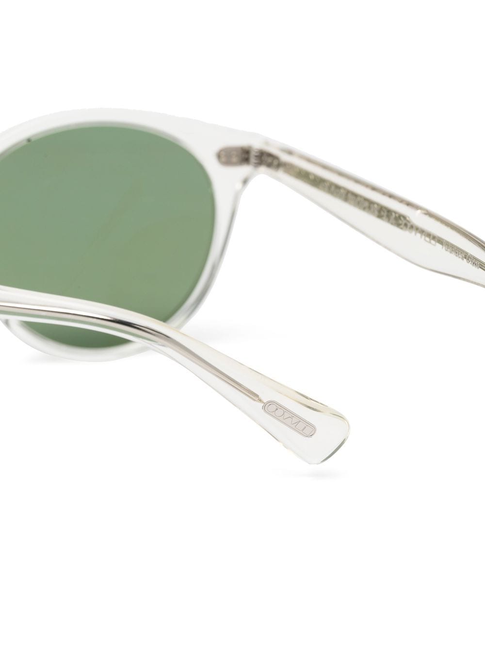 Shop Oliver Peoples Romare Round-frame Sunglasses In Neutrals