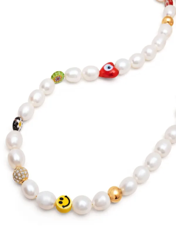 ★関税込★VINTAGE HOLLYWOOD×SMILEY★BLOOM PEARL NECKLACE★ ☆関税込☆VINTAGE HOLLYWOOD×SMILEY☆BLOOM PEARL NECKLACE