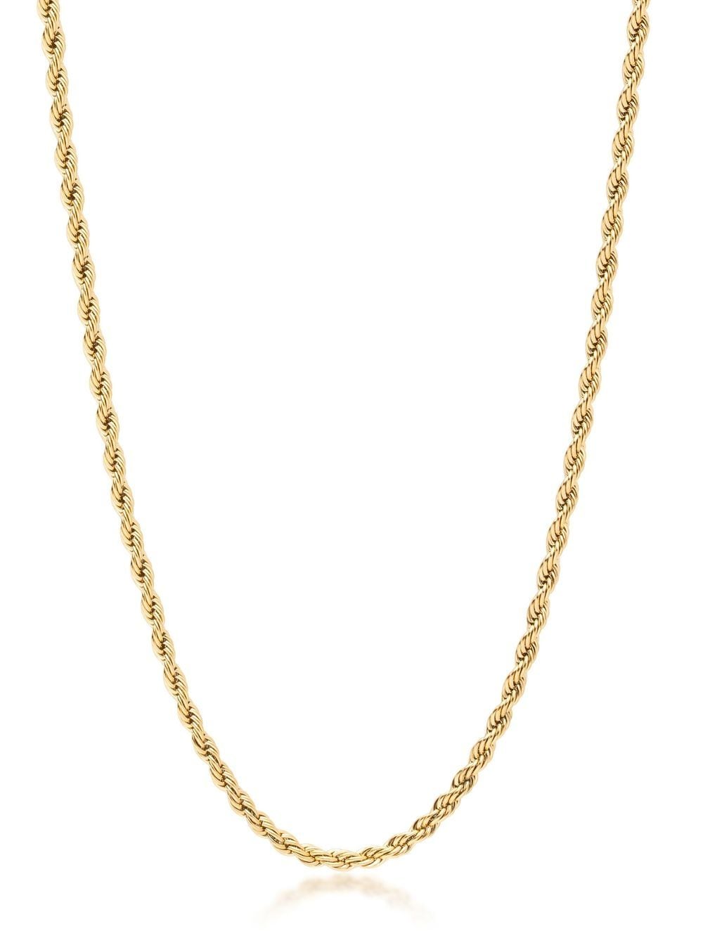 polished rope-chain necklace