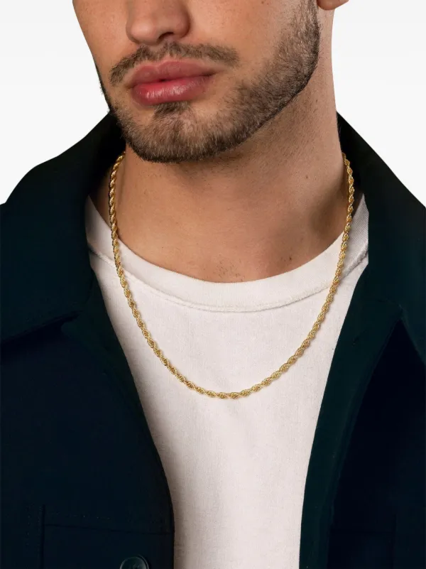 Nialaya Jewelry Polished rope-chain Necklace Gold FARFETCH PH
