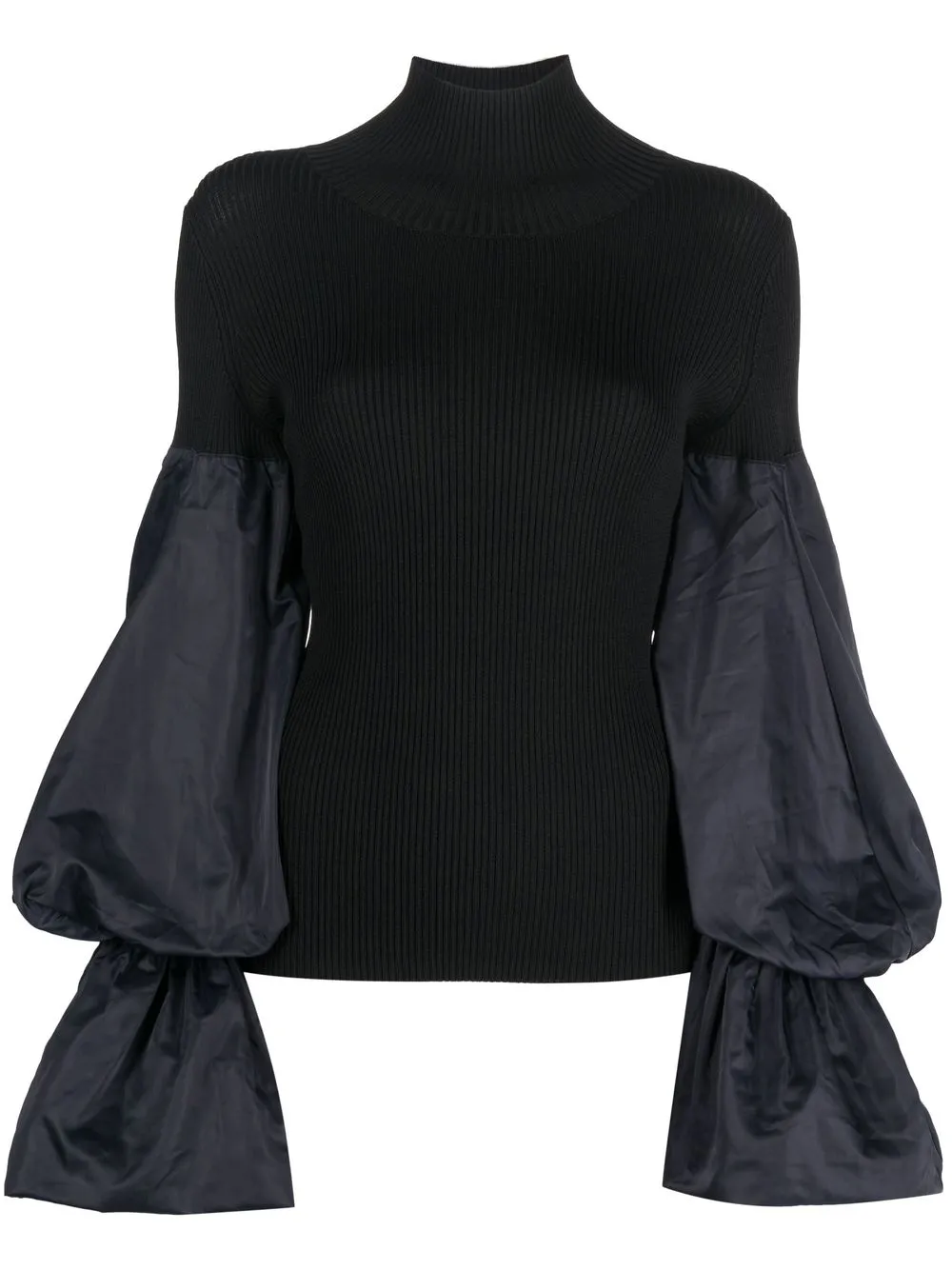 

Edward Achour Paris puff-sleeve blouse - Black