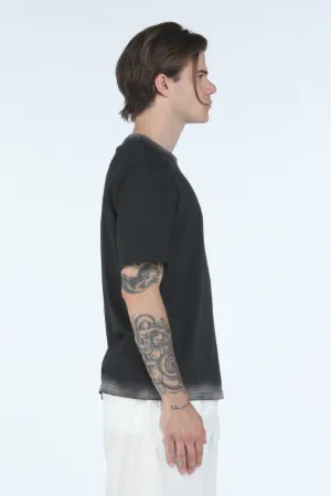 Logo-Print Acid-Wash T-Shirt