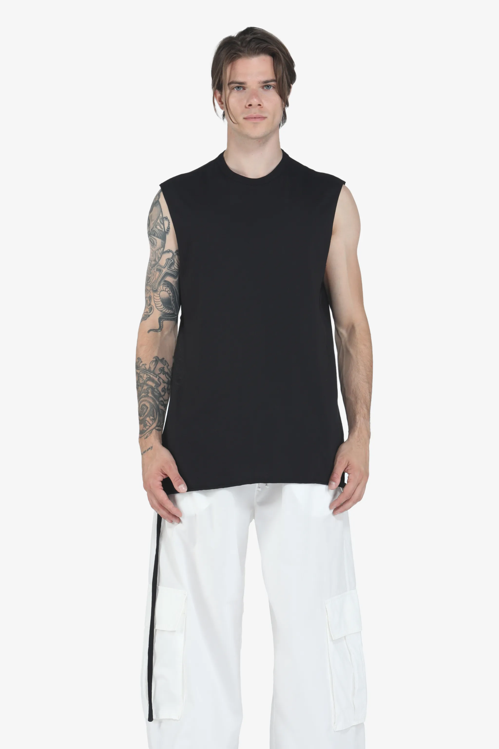 Side Split Cotton Vest | N°21 | Official Online Store
