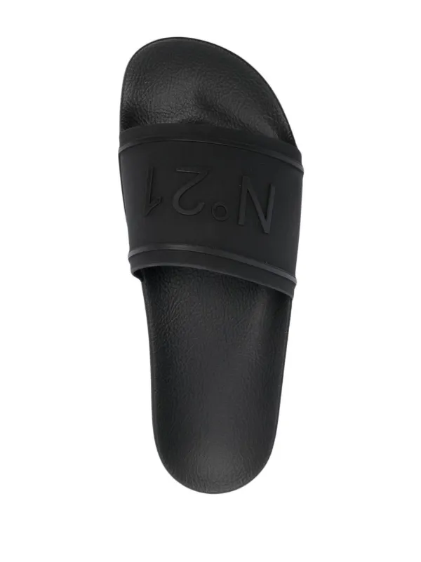 サンダル・ミュール N21 numero ventuno SLIDE SANDALS WITH LOGO Sandals
