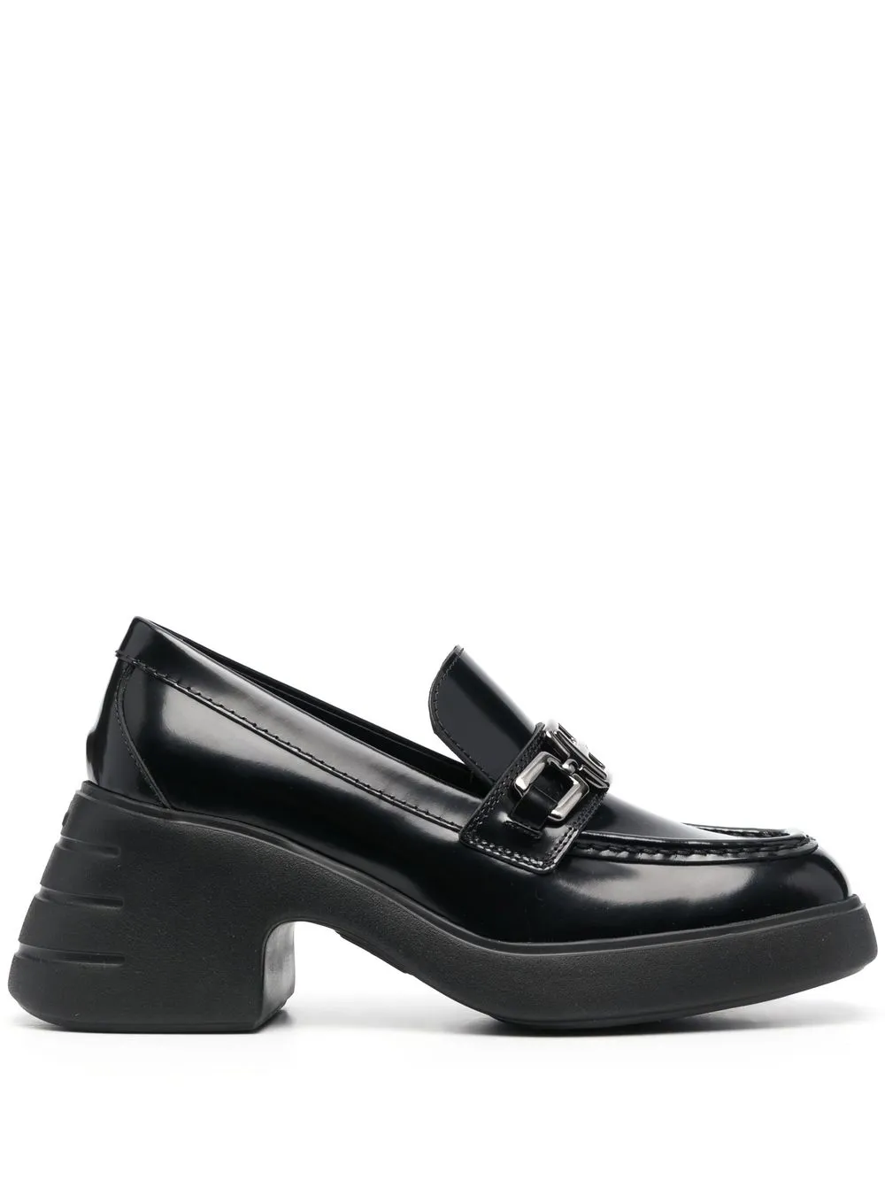 

Hogan platform 70mm loafers - Black