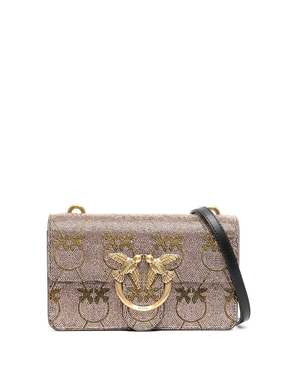 

PINKO crystal embellished crossbody bag - Gold