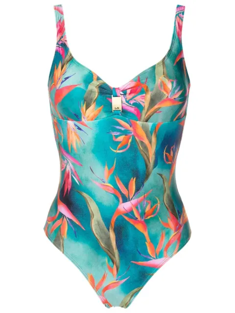 Lygia & Nanny Roberta graphic-print swimsuit