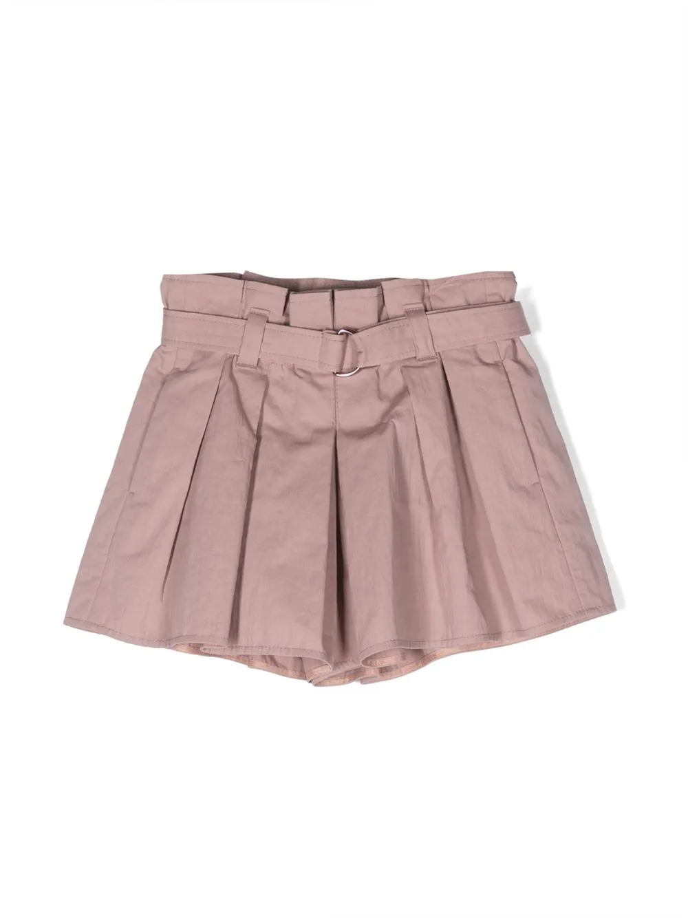 

Brunello Cucinelli Kids Crispy cotton gabardine skirt - Pink