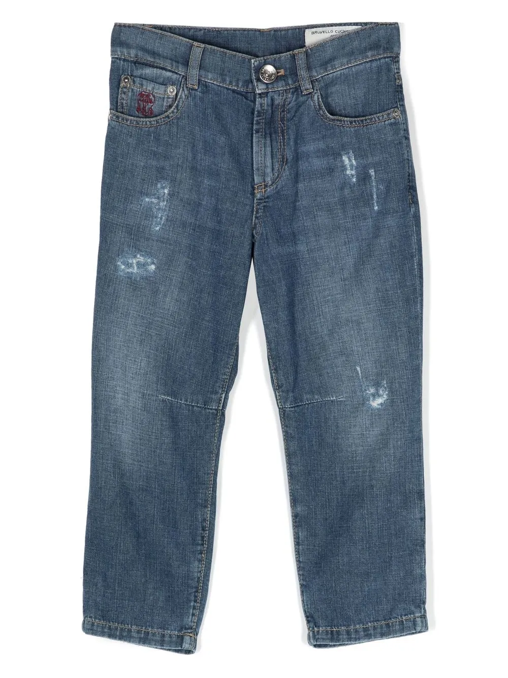 

Brunello Cucinelli Kids straight-leg jeans - Blue