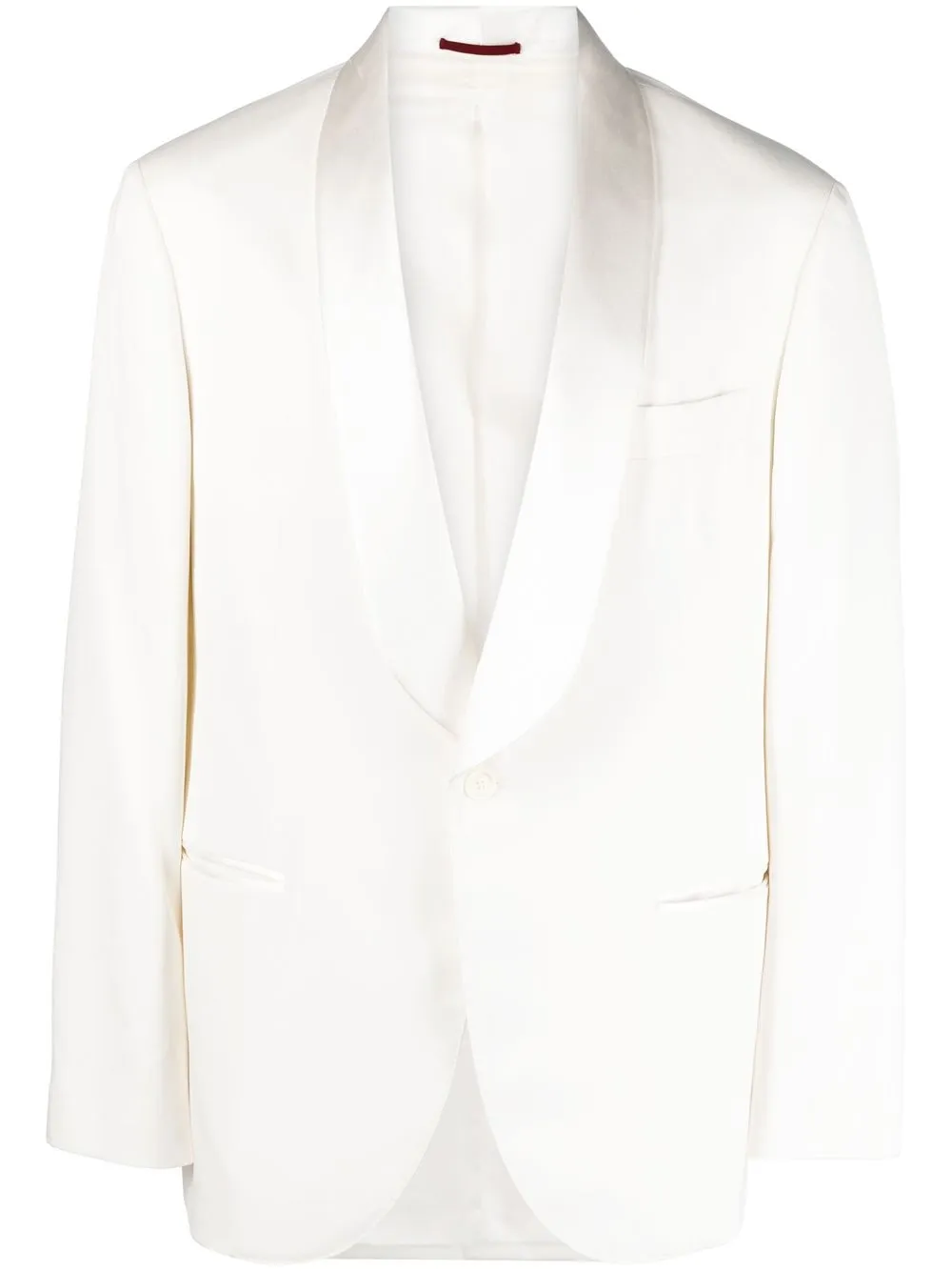 Brunello Cucinelli silk suit jacket | White | Image 1