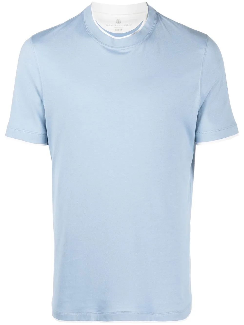 

Brunello Cucinelli playera manga corta - Azul