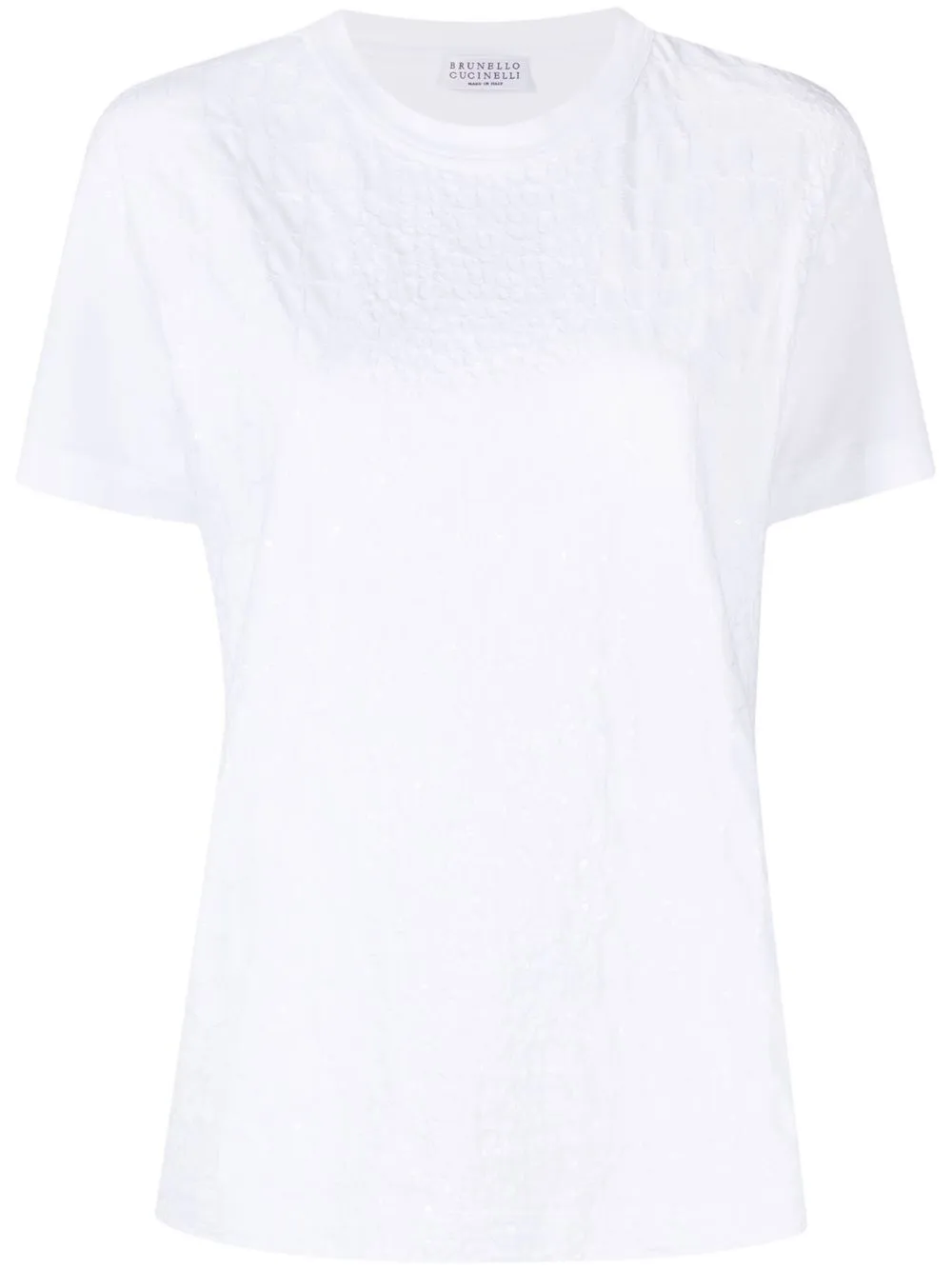 

Brunello Cucinelli playera manga corta - Blanco