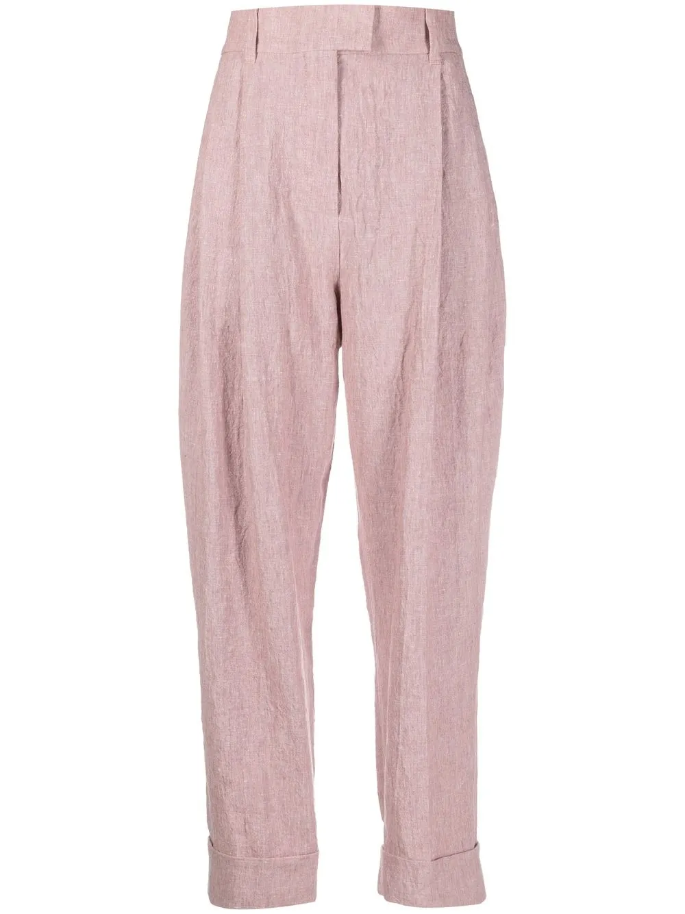Brunello Cucinelli high-waist straight-leg trousers · 36