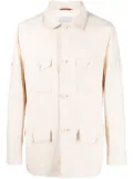 Brunello Cucinelli patch-pocket shirt jacket - Neutrals