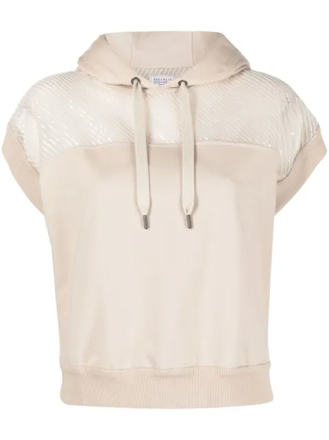 Brunello Cucinelli sleeveless hoodie